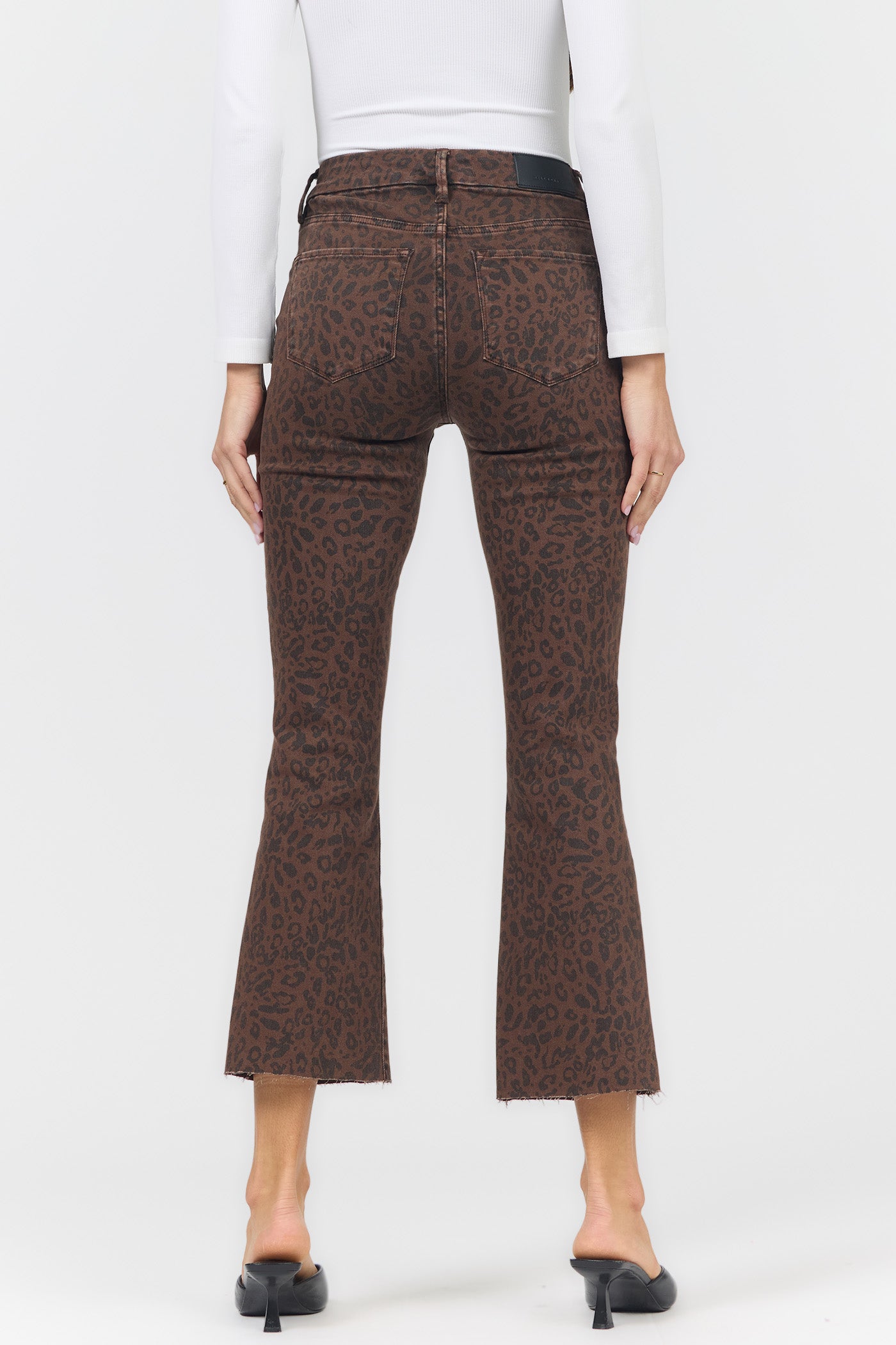 JEANNE BROWN LEOPARD JEANS