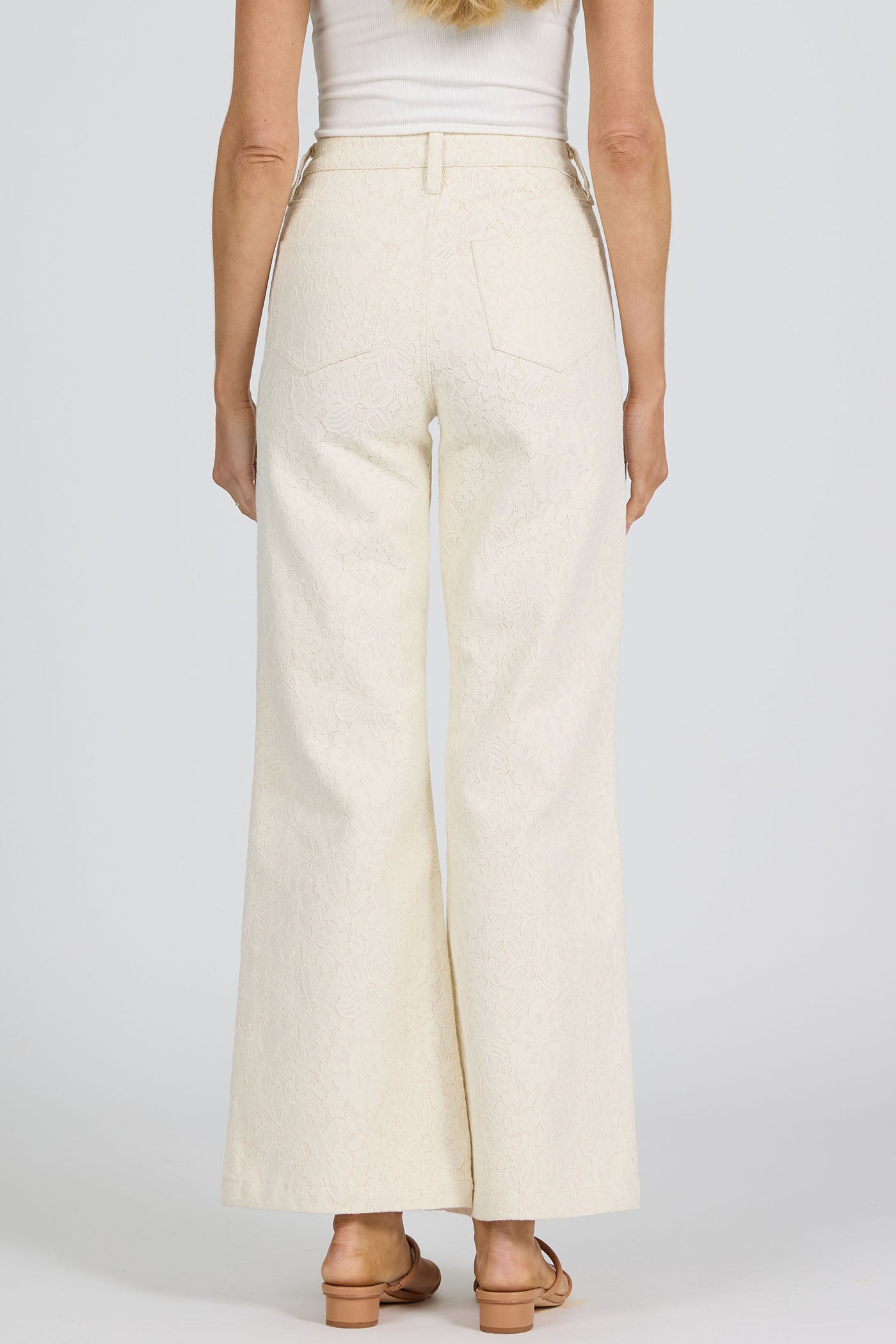 FIONA WHEAT LACE JEANS