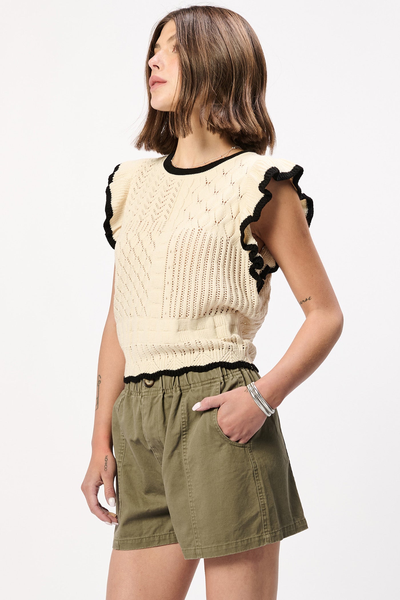 NIKITA SHORT SLEEVE SWEATER