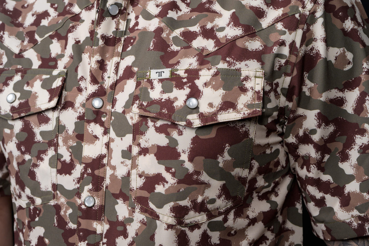 FERRELL CAMO SNAP SHIRT