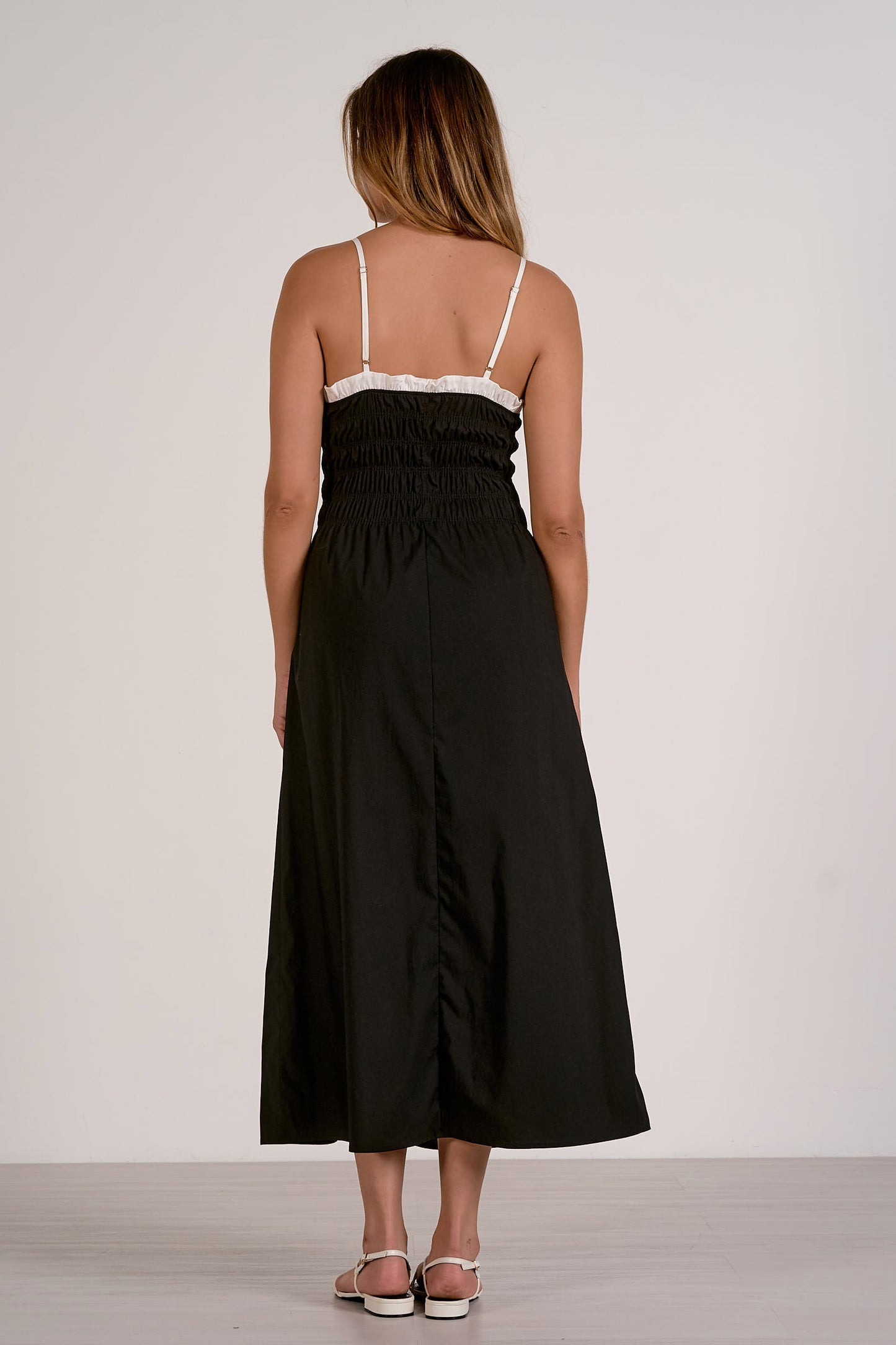 SPAGHETTI STRAP MAXI DRESS